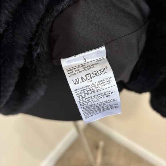 Banana Republic Black Faux Fur Cowl Neck Sweater - Picture 4 of 5